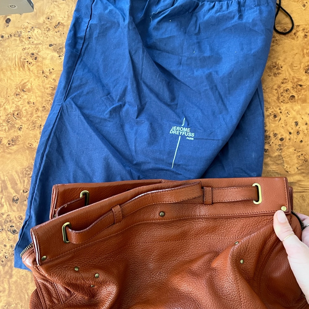Designer leather bag